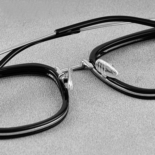 Square Glasses EF1036 - Wide Frames for Men with Larger Heads