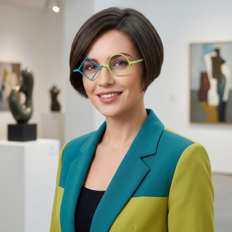 Geometric Glasses BR1595