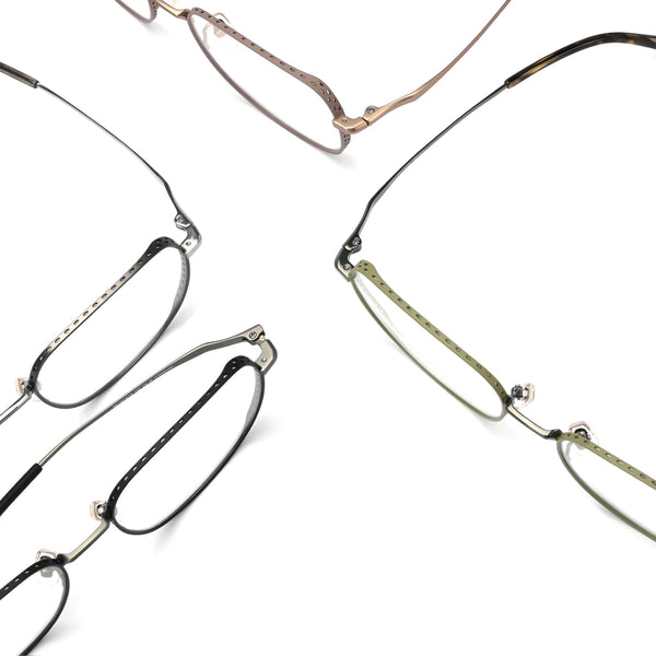 Square Glasses MW1417 - Wide Frames for Men with Larger Heads