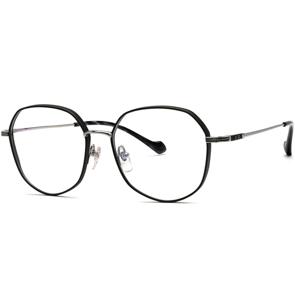 Geometric Glasses MW1262 - Wide Frames for Men with Larger Heads