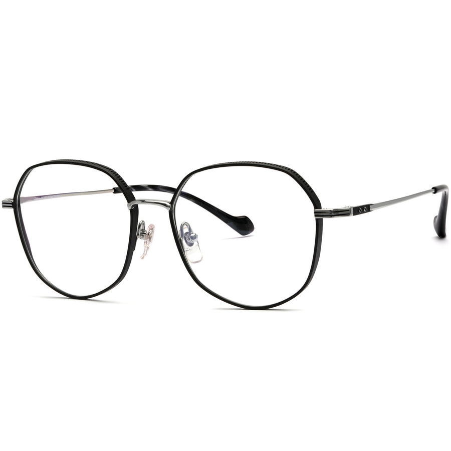 Geometric Glasses MW1262 - Wide Frames for Men with Larger Heads