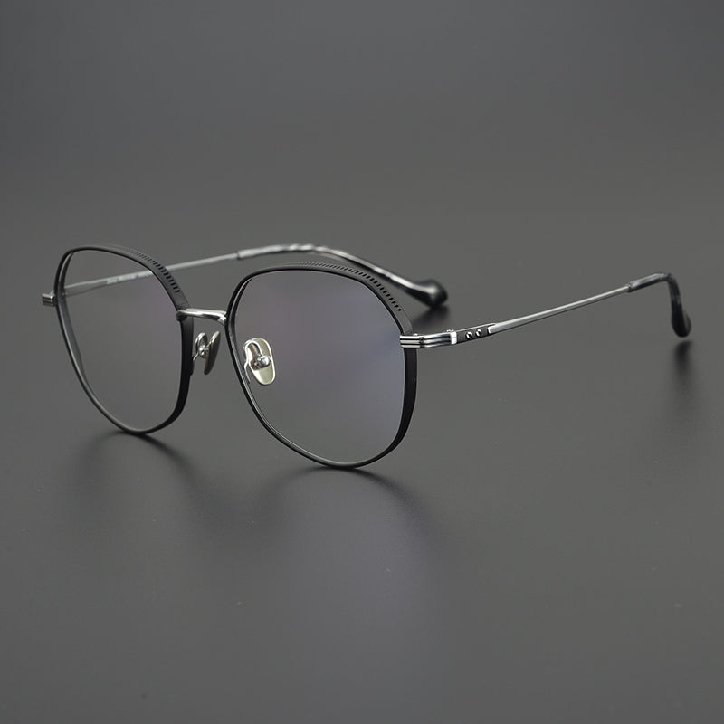 Geometric Glasses MW1262 - Wide Frames for Men with Larger Heads