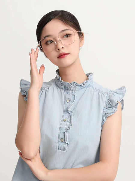 Square Glasses MW1417 - Wide Frames for Men with Larger Heads