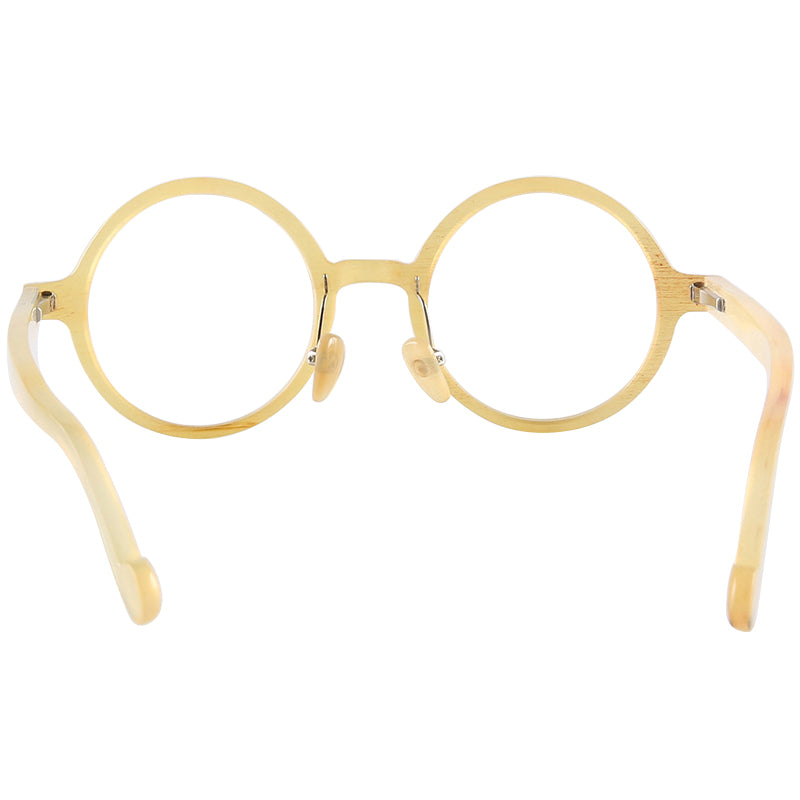 Buffalo Horn Round Glasses NJ1155