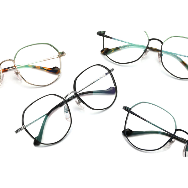 Geometric Glasses MW1262 - Wide Frames for Men with Larger Heads