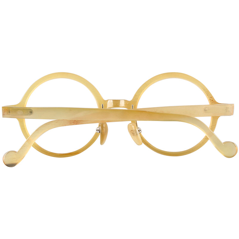 Buffalo Horn Round Glasses NJ1155