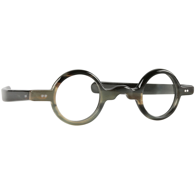 Buffalo Horn Round Glasses NJ1111