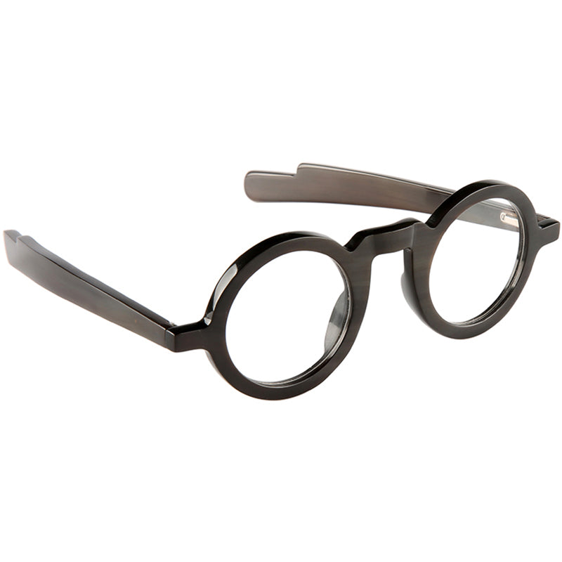 Buffalo Horn Round Glasses NJ1027