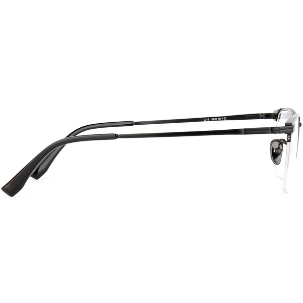 Square Glasses EF1113 - Wide Frames for Men with Larger Heads