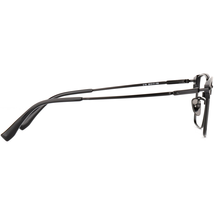 Square Glasses EF1114 - Wide Frames for Men with Larger Heads