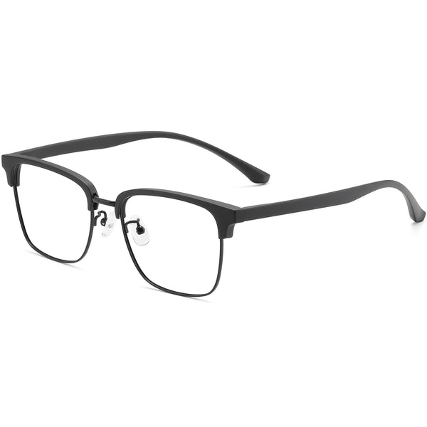 Browline Glasses EF1041 - Wide Frames for Men with Larger Heads