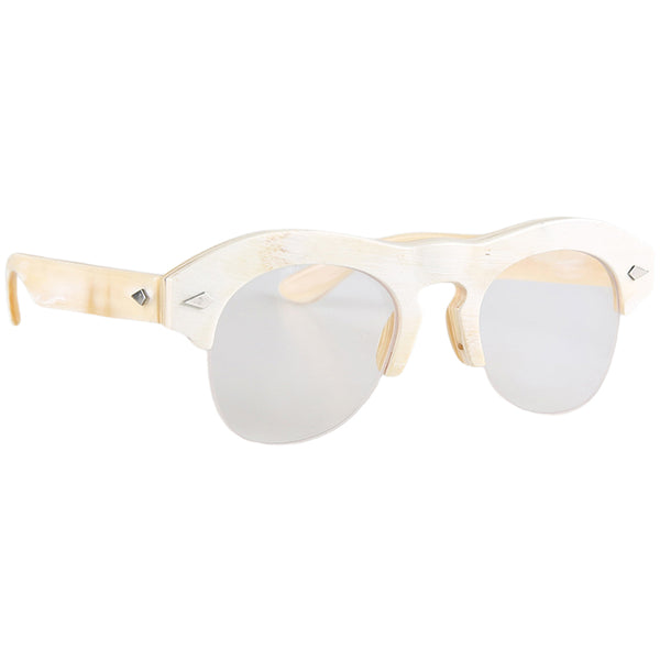 Buffalo Horn Browline Glasses NJ1258