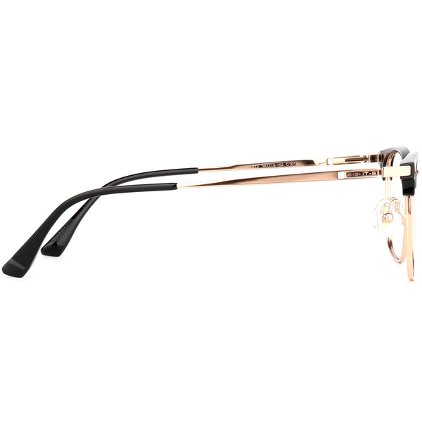 Browline Glasses EF1157 - Wide Frames for Men with Larger Heads
