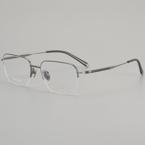 Square Glasses EF1127 - Wide Frames for Men with Larger Heads