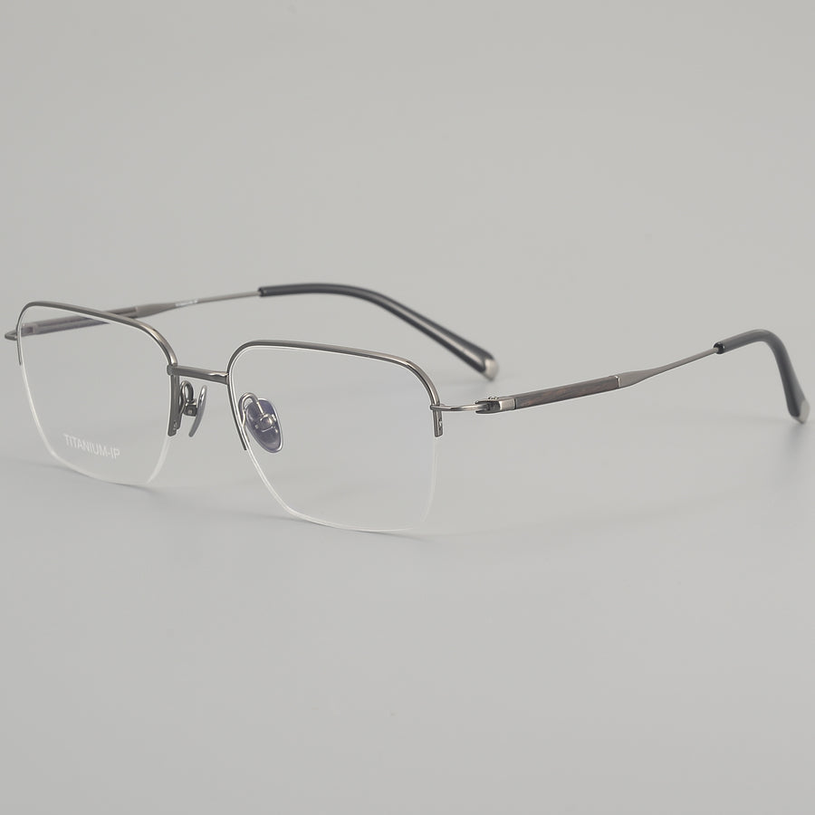 Square Glasses EF1127 - Wide Frames for Men with Larger Heads