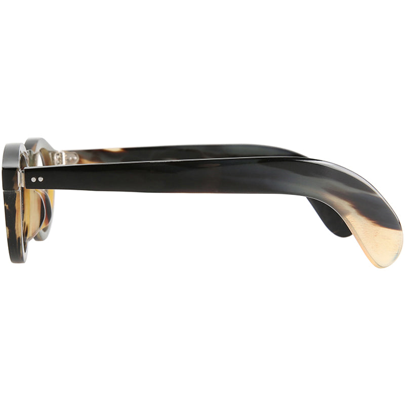 Buffalo Horn Round Glasses NJ1086