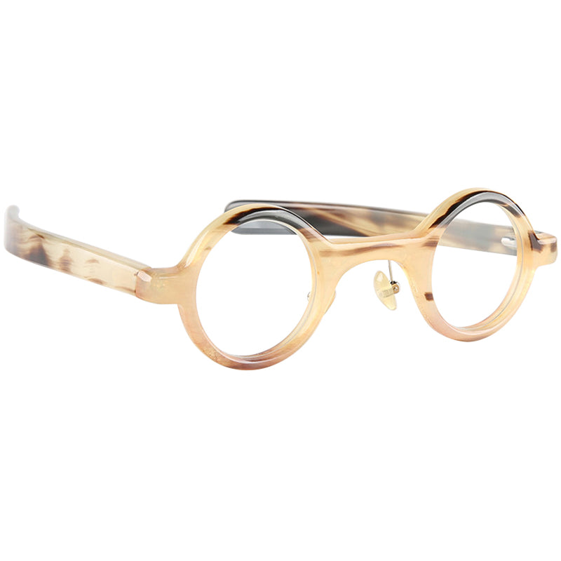 Buffalo Horn Round Glasses NJ1079