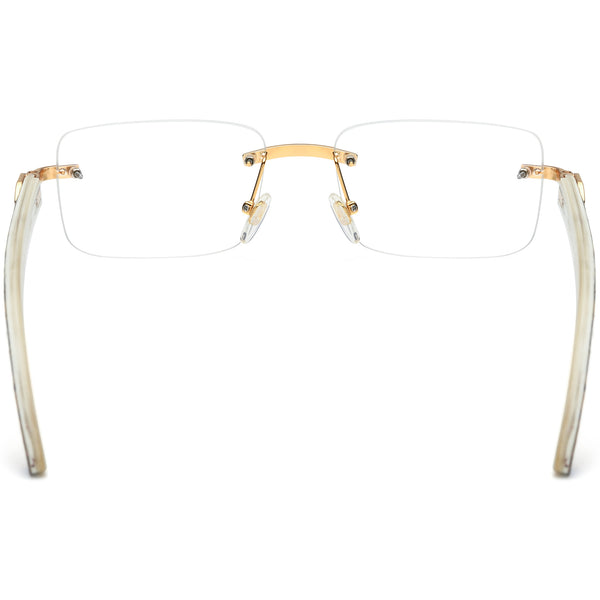 Buffalo Horn Rectangle Glasses BR1309