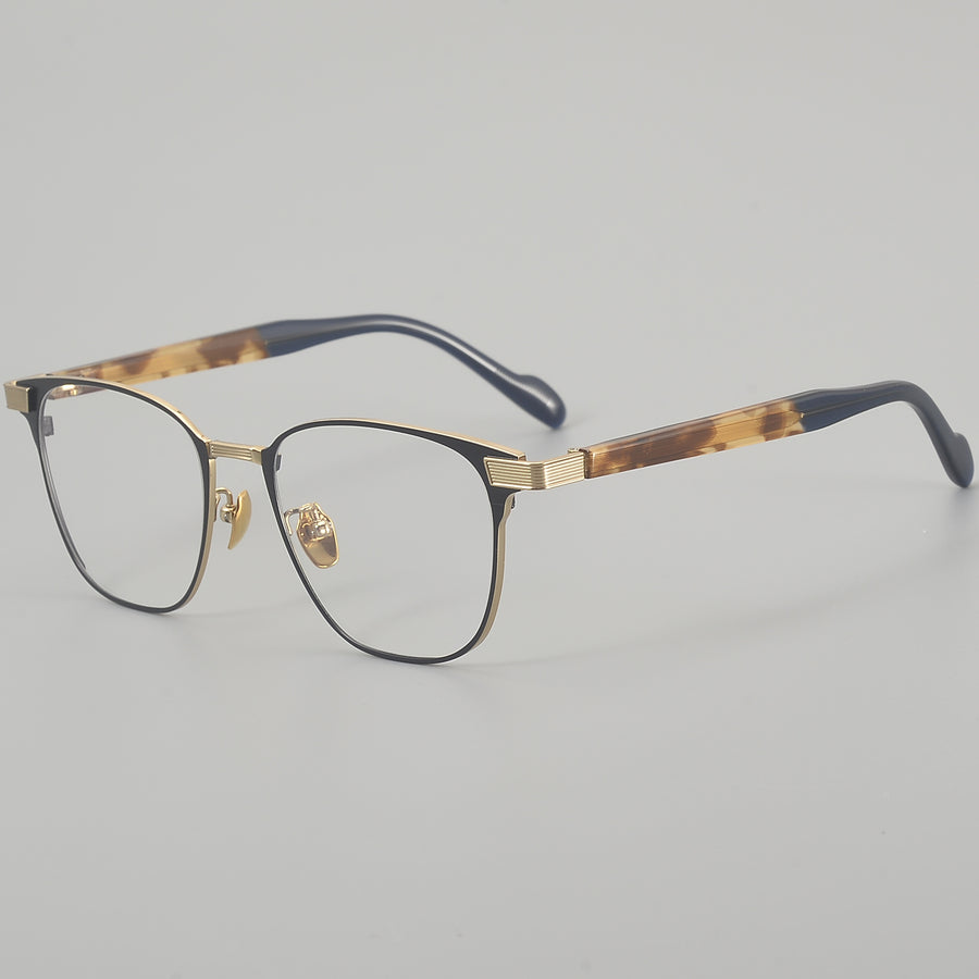 Square Glasses EF1124 - Wide Frames for Men with Larger Heads