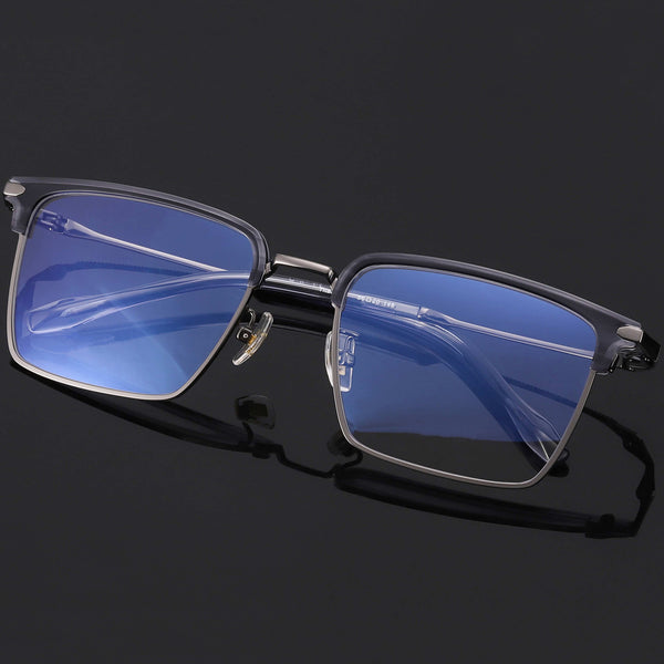 Browline Glasses EF1065 - Wide Frames For Men With Larger Heads