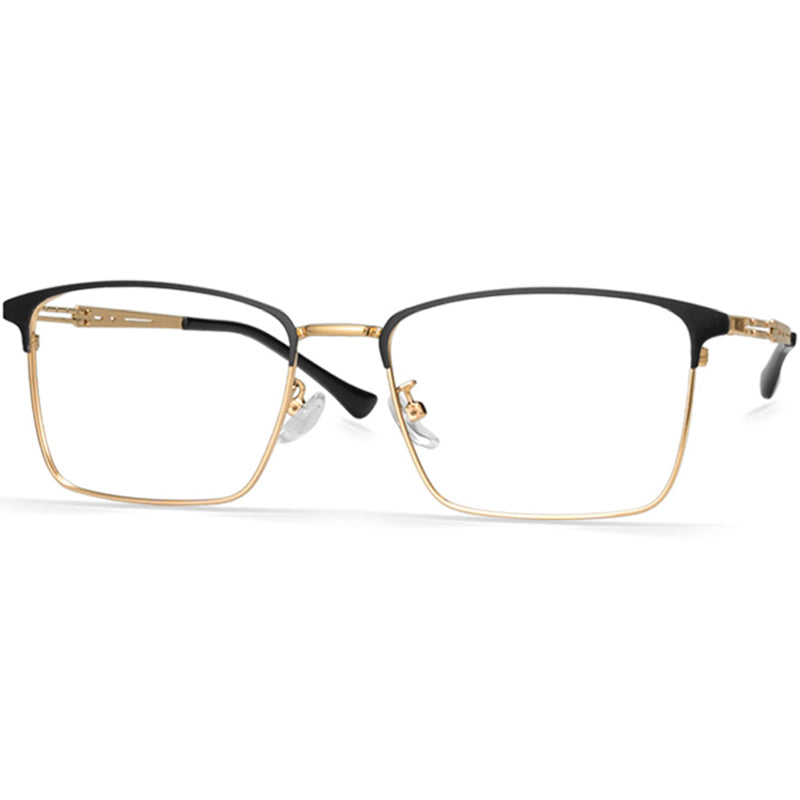 Rectangle Glasses EF1007 - Wide Frames for Men with Larger Heads