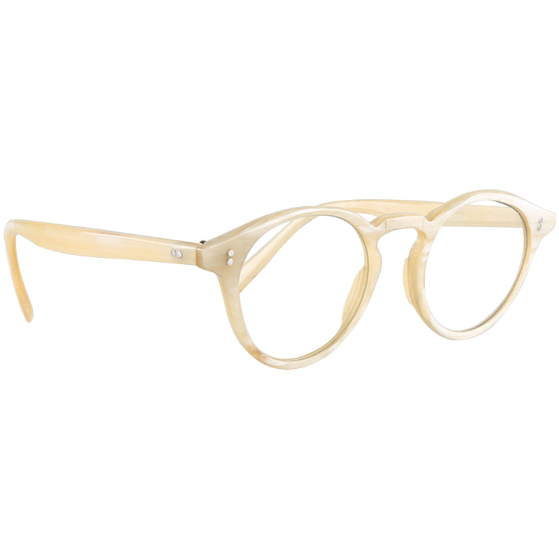 Buffalo Horn Round Glasses NJ1102