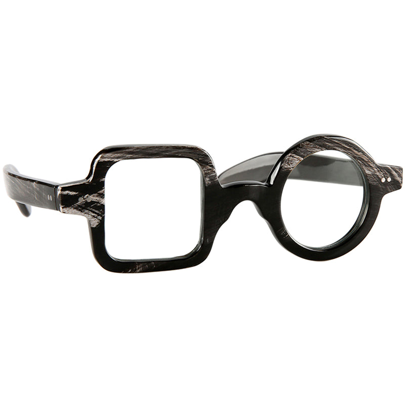 Buffalo Horn Geometric Glasses NJ1147