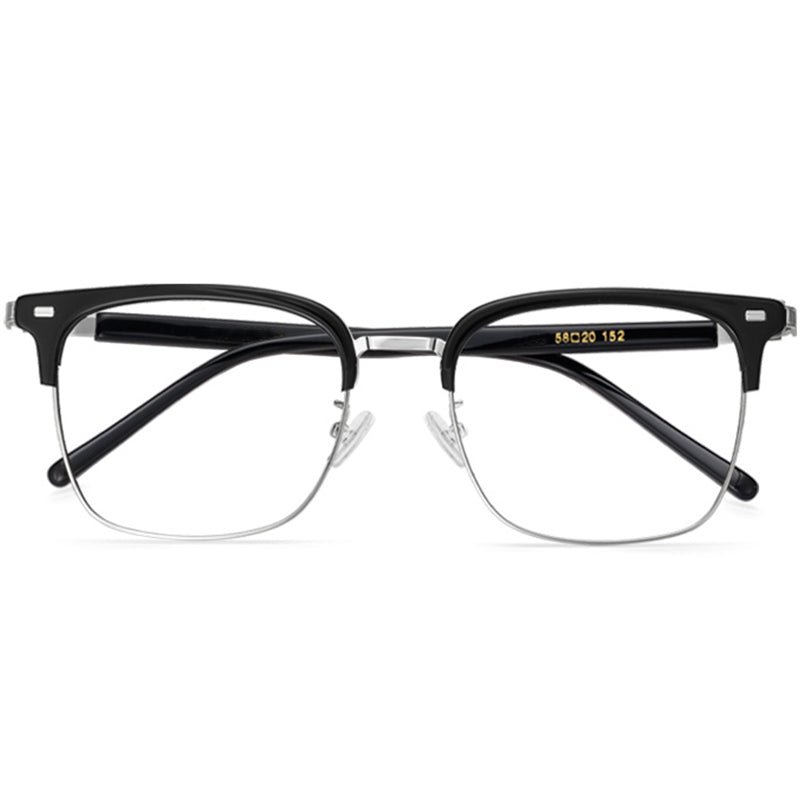 Browline Glasses A3905 - Wide Frames for Men with Larger Heads