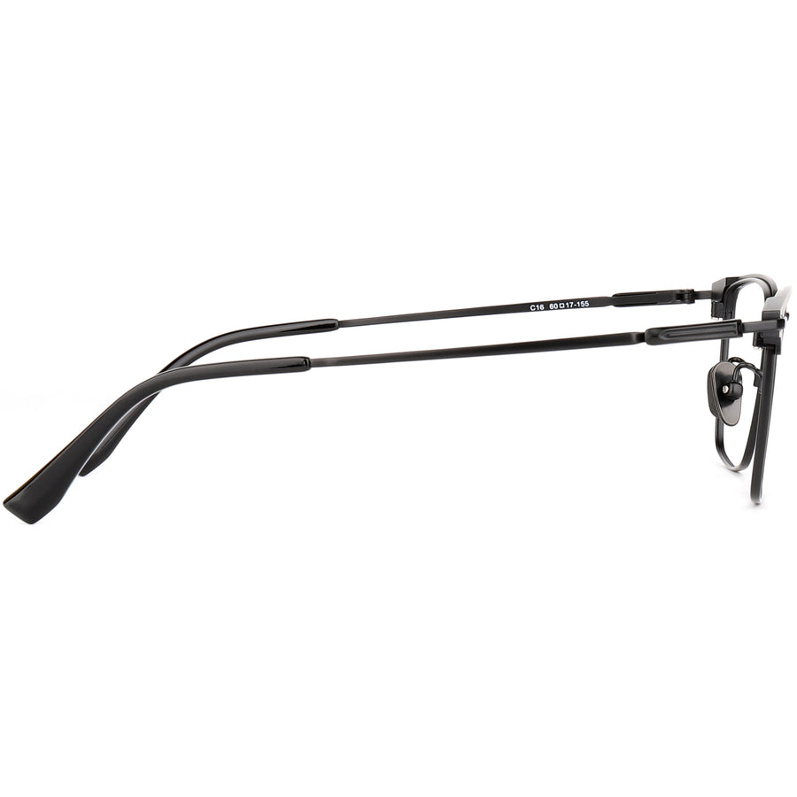 Square Glasses EF1115 - Wide Frames for Men with Larger Heads