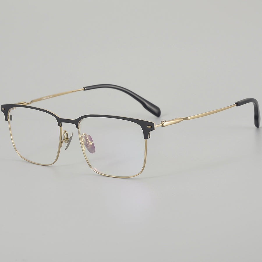 Square Glasses EF1121 - Wide Frames for Men with Larger Heads