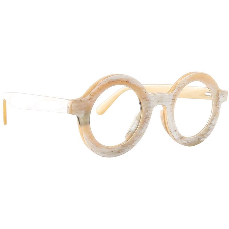 Buffalo Horn Round Glasses NJ1091