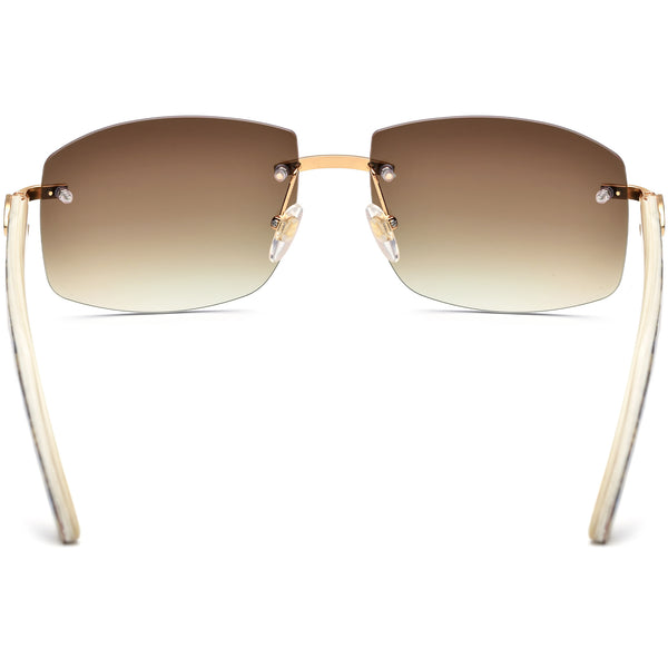 Buffalo Horn Square Sunglasses BRS1009