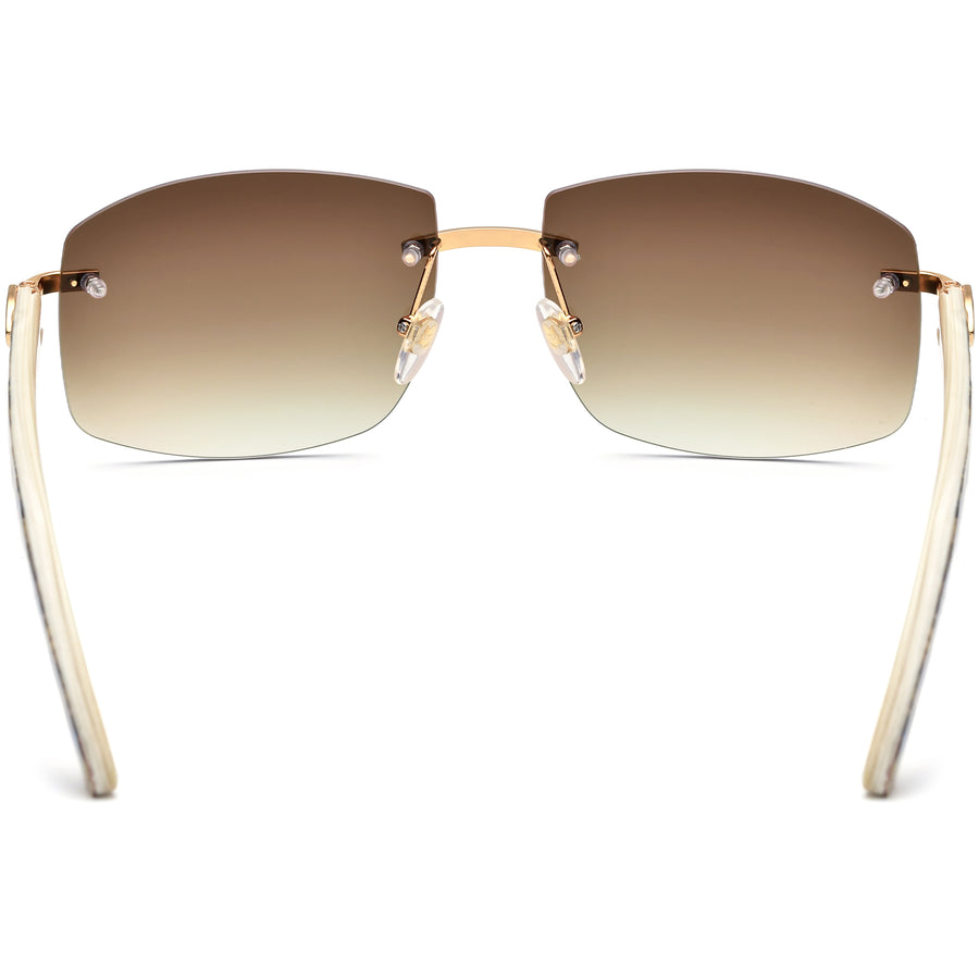 Buffalo Horn Square Sunglasses BRS1009