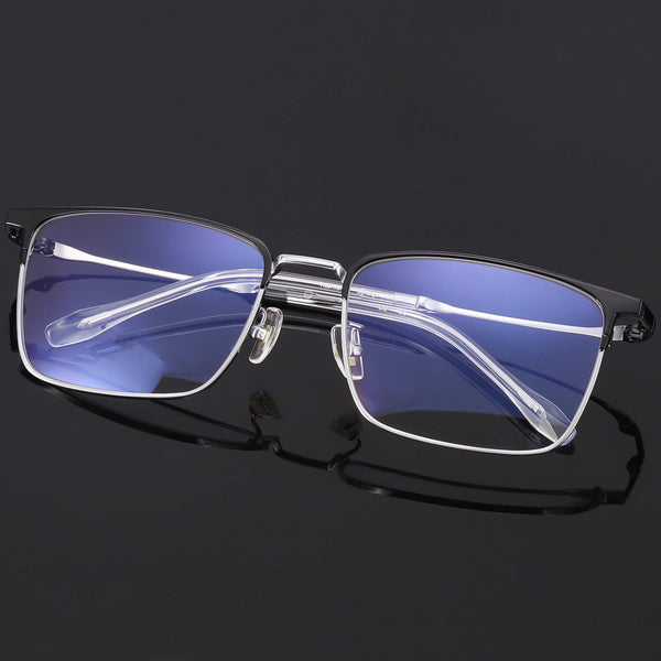 Rectangle Glasses EF1059 - Wide Frames For Men With Larger Heads