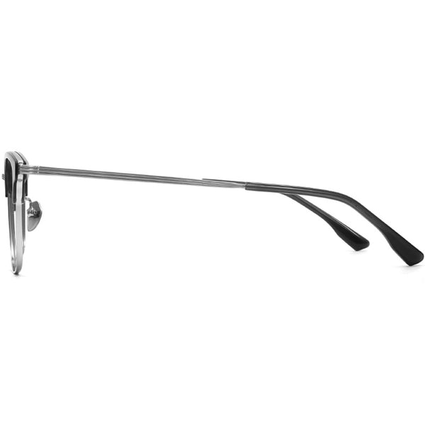 Browline Glasses EF1051 - Wide Frames for Men with Larger Heads