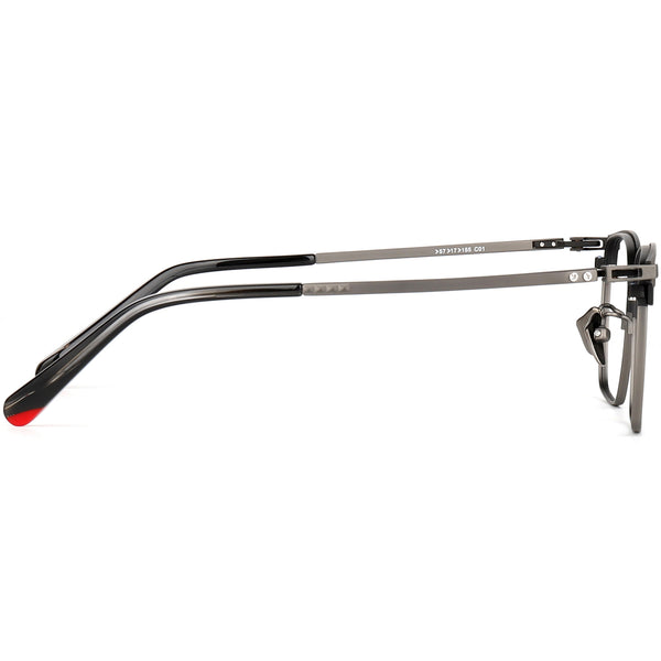 Square Glasses EF1163 - Wide Frames For Men With Larger Heads