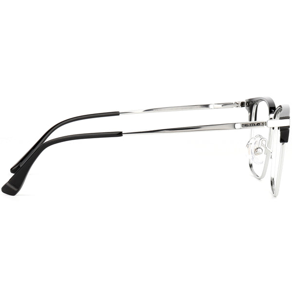 Browline Glasses EF1155 - Wide Frames for Men with Larger Heads