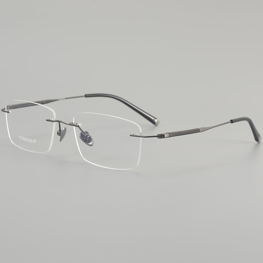 Rectangle Glasses EF1129 - Wide Frames for Men with Larger Heads