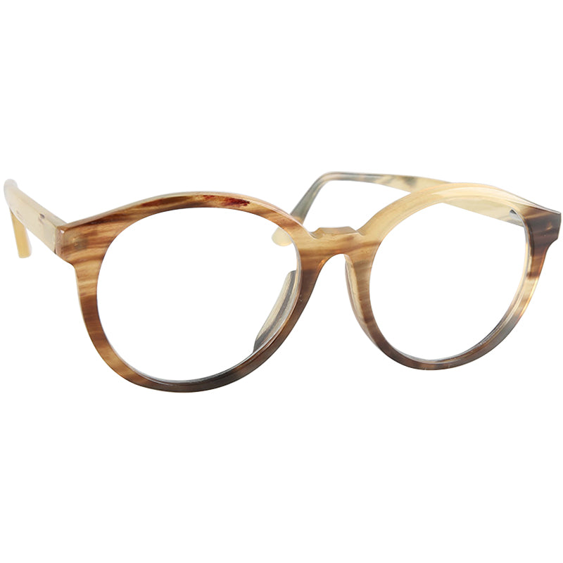 Buffalo Horn Round Glasses NJ1059