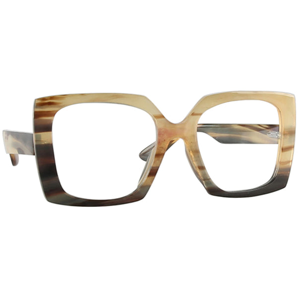 Buffalo Horn Square Glasses NJ1107