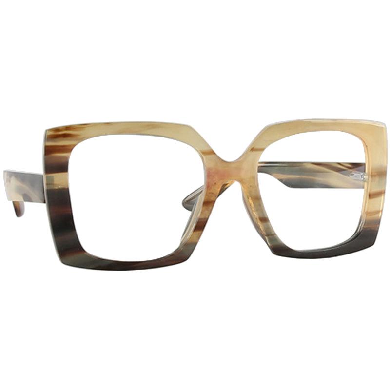 Buffalo Horn Square Glasses NJ1107