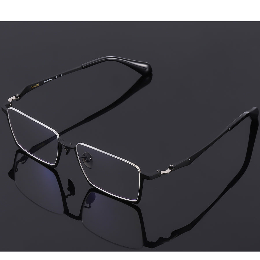 Rectangle Glasses RV1016 - Wide Frames for Men with Larger Heads