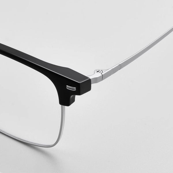 Browline Glasses EF1083 - Wide Frames For Men With Larger Heads
