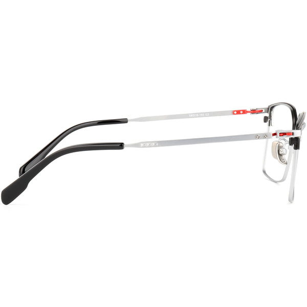 Square Glasses EF1180 - Wide Frames For Men With Larger Heads