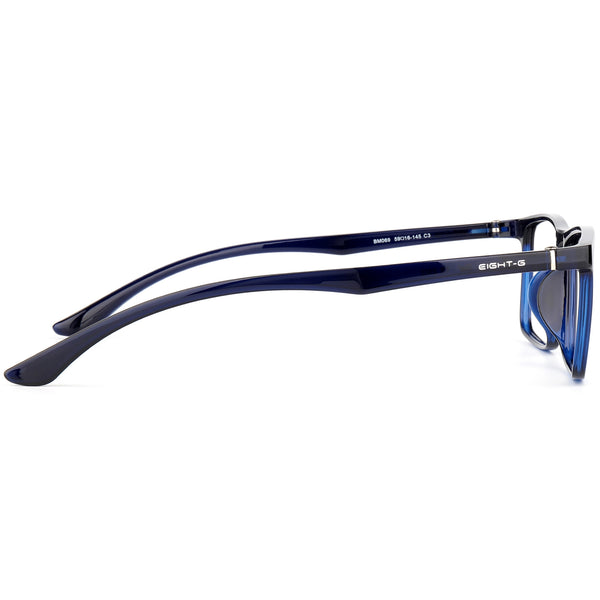 Rectangle Glasses EF1150 - Wide Frames for Men with Larger Heads