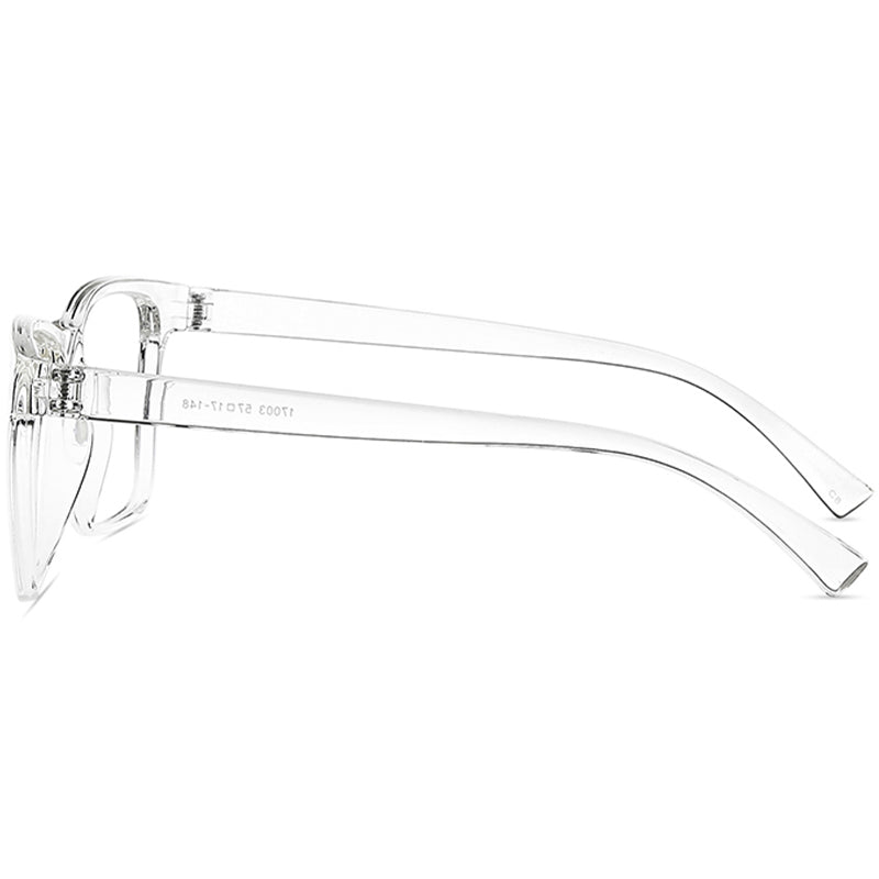 Square Glasses EF1077 - Wide Frames For Men With Larger Heads