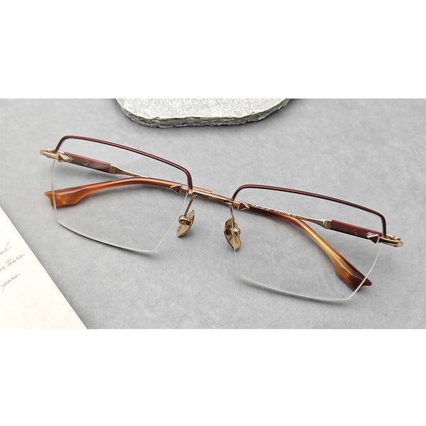 Rectangle Glasses EF1106 - Wide Frames for Men with Larger Heads