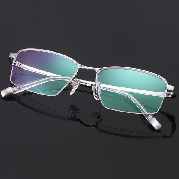 Rectangle Glasses EF1064 - Wide Frames For Men With Larger Heads