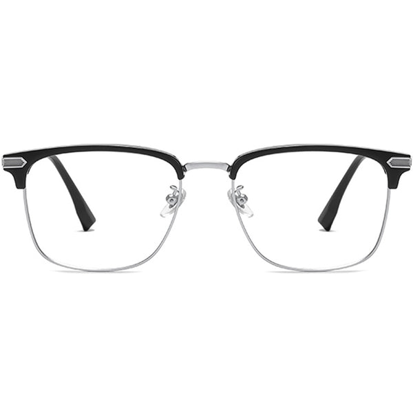 Browline Glasses EF1002 - Wide Frames for Men with Larger Heads
