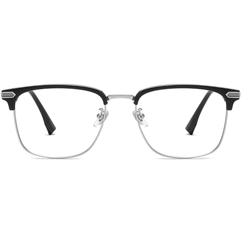 Browline Glasses EF1002 - Wide Frames for Men with Larger Heads